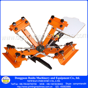 -Rotary manual 4 color <span class=keywords><strong>1</strong></span> estación camiseta Impresión <span class=keywords><strong>de</strong></span> pantalla <span class=keywords><strong>de</strong></span> máquina rotativa <span class=keywords><strong>de</strong></span> <span class=keywords><strong>la</strong></span> máquina <span class=keywords><strong>de</strong></span> impresión <span class=keywords><strong>de</strong></span> pantalla - Product Image 4