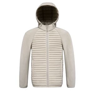 Chaqueta de trabajo OEM de algodón acanalado, cálida, con forro polar engrosado y anti-bolitas, uniforme esencial, calidad mayorista para deportes - Product Image 4