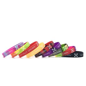 Bracelets en silicone personnalisés pour le sport, bracelets en caoutchouc injectés d'encre avec logo - Product Image 4
