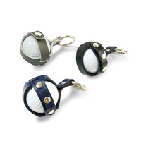 Nouvelle pochette à balles de golf en cuir pleine fleur de qualité supérieure, porte-balles de golf en cuir véritable