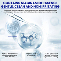 Nettoyant Visage Doux aux Acides Aminés - Lavant Moussant Hydratant pour Peaux Sensibles - Formule Non-Exfoliante au pH Équilibré OEM