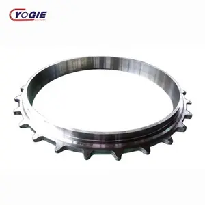 Custom high quality large and heavy duty rolling mill oversize Segment Sprockets wheel
