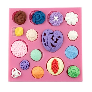 Moule en silicone en forme de bouton de <span class=keywords><strong>rose</strong></span> pour fondant, gâteaux, bonbons, chocolat, décoration, <span class=keywords><strong>argile</strong></span>, gypse - Product Image 5