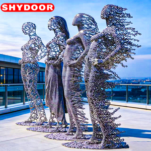 Sculpture personnalisée en acier inoxydable en forme <span class=keywords><strong>de</strong></span> spirale <span class=keywords><strong>de</strong></span> <span class=keywords><strong>vigne</strong></span>, statue métallique moderne abstraite <span class=keywords><strong>de</strong></span> grande taille pour l'extérieur, art <span class=keywords><strong>de</strong></span> jardin et <span class=keywords><strong>de</strong></span> pelouse - Product Image 4