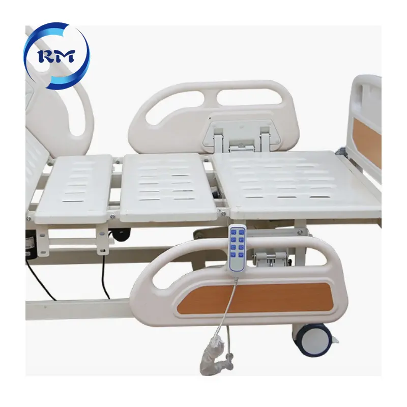سرير مستشفى دوار تلقائي قابل للتعديل فاخر كهربائي مع مرتبة هوائية طبية