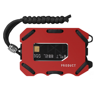 RFID — portefeuille en aluminium avec <span class=keywords><strong>pochette</strong></span> à l'arrière élastique, porte-cartes de crédit et d'identité, <span class=keywords><strong>Mini</strong></span> porte-monnaie fin, étui de cartes bancaire automatique - Product Image 5