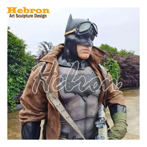 Statue de personnage d'anime grandeur nature de Marvel DC de qualité supérieure, modèle en résine de <span class=keywords><strong>Batman</strong></span>, super-héros, pour la décoration de la maison - Product Image 6