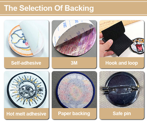 Low Moq Factory Free Design Sample Hat <b>Sew</b>-<b>On</b> Clothes High Quality Badges Logo Embroidered Custom Embroidery Iron <b>On</b> <b>Patches</b> - Product Image 3