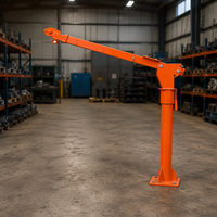 Mini-grue électrique métallique pour camionnette, 500 kg (1100 lbs), 12V 24V, avec flèche pliable pivotante à 360° et treuil, flèche réglable en 3 sections, pour benne de camionnette