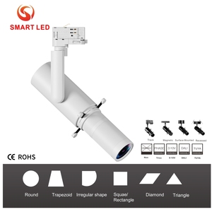 Sistema de Luces LED Inteligentes Modernas para Museos, 10W 30W, de Aluminio, con Forma de Gobo, para Techo, Línea, Tienda, Iluminación de Exposiciones, CRI97 - Product Image 1