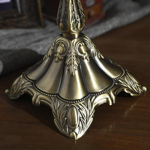 <span class=keywords><strong>Chandelier</strong></span> en métal bronze vintage à trois têtes, écologique, fait main, impression numérique Guangdong, modèle FYC, mariages, Noël - Product Image 4