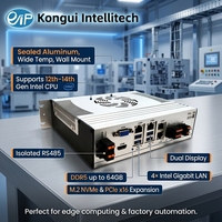 Komputer Industri Eip PAC-900 Alder Lake-S Edge 2*RS485 4*Intel Gigabit LAN DDR5 64GB 4 USB