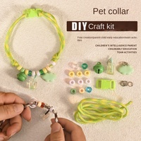 Nouveau collier pour chat anti-perte avec clochette, accessoires pour chien, collier, accessoires DIY, kit de matériaux de tissage faits à la main