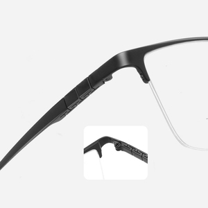 Marco <span class=keywords><strong>de</strong></span> titanio puro <span class=keywords><strong>de</strong></span> fábrica china para hombres, marco <span class=keywords><strong>de</strong></span> textura <span class=keywords><strong>de</strong></span> media caja, avanzada, para negocios y ocio - Product Image 4