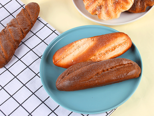 Gresorth pane artificiale PU torta di pane modello di finta pagnotta cibo realistico compleanno festa di nozze modello vivido - Product Image 6