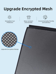 고품질 차량용 측면 창문 햇빛가리개 신축성 있는 자동차 선바이저 차량용 우산형 차양 - Product Image 6