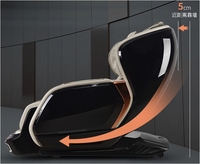 Nouveau fauteuil de massage électrique à commande manuelle 3D avec airbag, thérapie thermique, gravité zéro, pétrissage complet du corps, shiatsu, tapotement