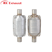 Grosir dilengkapi dengan 2 "-3". 5 konverter katalis baja tahan karat mobil/truk katalis knalpot dengan standar OBD1-2 Euro1-5