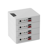 51,2V 100AH LiFePO4 Batterieschrank Heim-Solarenergiespeichersystem Lithium-Eisenphosphat-Batterie mit Überladungsschutz