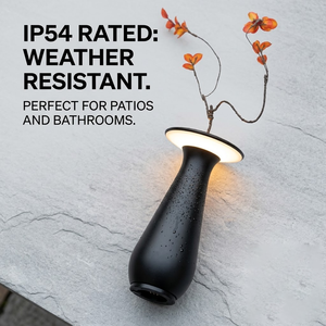 Lámpara <span class=keywords><strong>de</strong></span> Mesa LED Inalámbrica Recargable, Portátil, Moderna, con Diseño Floral, para Decoración <span class=keywords><strong>de</strong></span> Restaurantes <span class=keywords><strong>de</strong></span> Lujo en Exteriores, IP54, Aura Vase Touch - Product Image 3