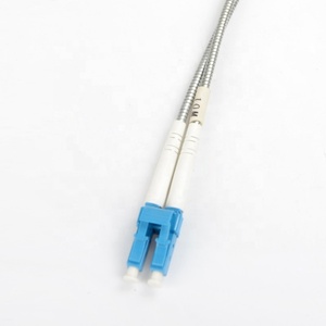 2000m 10/50/100/200 ftth sợi quang vá dây pvc áo khoác trong nhà màu đen bọc thép tpu ngoài trời không thấm nước 2 lõi 4 lõi - Product Image 5