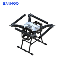 Sanmoo FLY80 Hochleistungs-8-Rotor-Octocopter-Rahmen aus Kohlefaser, faltbare UAV-Struktur für Stromleitungsinspektion, 80 kg