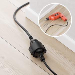 Cable de extensión impermeable EU 16A 250V 4000W con enchufe Schuko Cable de extensión resistente al aire libre <span class=keywords><strong>para</strong></span> jardín, <span class=keywords><strong>camping</strong></span>, herramientas - Product Image 5