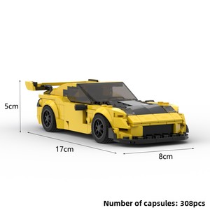 Modèle <span class=keywords><strong>de</strong></span> véhicule d'ingénierie en plastique ABS à succès avec aile arrière mobile, ensemble <span class=keywords><strong>de</strong></span> blocs <span class=keywords><strong>de</strong></span> construction, cadeau pour enfants, blocs <span class=keywords><strong>de</strong></span> construction DIY - Product Image 6