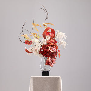 Arte moderna fatta a mano <span class=keywords><strong>in</strong></span> <span class=keywords><strong>vetro</strong></span> <span class=keywords><strong>vasi</strong></span> <span class=keywords><strong>in</strong></span> stile creativo fiori geometrici <span class=keywords><strong>di</strong></span> fascia alta rifiniti riempiti d'acqua e durevoli decorazioni per la casa - Product Image 1