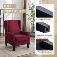 Chaise d'Appoint Moderne en Tissu Chenille pour Salon Éponge Haute Résilience Jambes Robustes Canapé Simple Confortable pour Chambre à Coucher