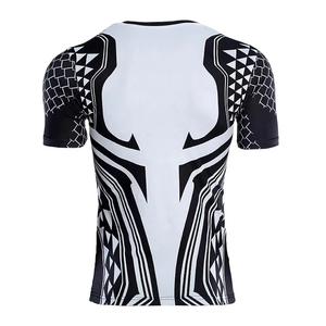 2025 Trendy Half Sleeve RashGuard Customized <b>Rash</b> <b>Guards</b> BJJ MMA Jiu-Jitsu Short Sleeve Custom Made Rashguard for <b>Men</b> - Product Image 2