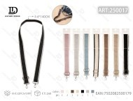 Correa de tela tejida para bolsos con hebilla plateada MH-203017 - Product Image 1