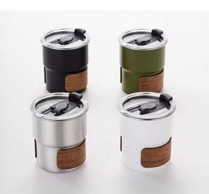Mug à café avec couvercle, design classique, plusieurs options de couleurs, eau chaude ou froide, pour cadeaux d'affaires, bouteille en acier inoxydable, OEM - Product Image 2