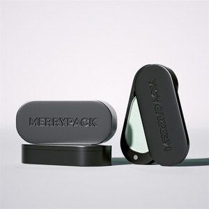 Women 's Magnetic Fashion Metal Tin Case Solid Perfume Container Magnetic Metal <b>Compact</b> Perfume Box - Product Image 5