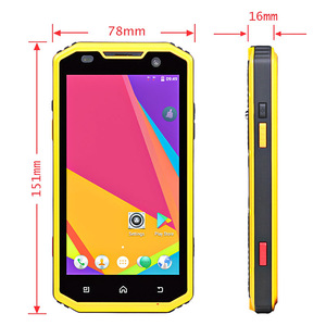 Giá rẻ nhất Qual-comm CPU điện thoại thông minh <span class=keywords><strong>Android</strong></span> <span class=keywords><strong>5</strong></span> inch IP68 điện thoại gồ ghề NFC Wifi 4G LTE phía trước <span class=keywords><strong>5</strong></span> MP phía sau máy ảnh 13 MP PTT điện thoại di động - Product Image 2