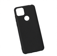 Étui de téléphone en TPU souple noir mat antichoc et peint aux UV pour TCL K33/K32/T-Mobile REVVL 8/TCL 605 4G/5G