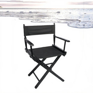 Wholesale Black Wooden Folding Directors <b>Chair</b> | Portable Canvas Makeup Artist <b>Chair</b> Indian Supplier - Product Image 3
