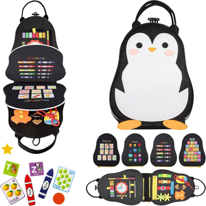 Libri di feltro silenzioso e robusto di alta qualità regali sensoriali educativi adatti a bambini di età 3 + - Product Image 1