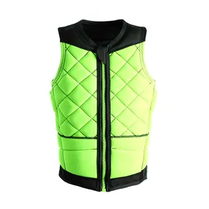 Jet ski personalizável jaqueta de PVC para Wakeboard, colete salva-vidas PFD de neoprene para adultos, para natação e esportes aquáticos