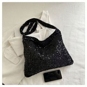 Vintage Chain Women's Lady-Style Fashion <b>Handbag</b> <b>Sequin</b> Embroidery With Zip Closure Woven Shoulder Bag - Product Image 3
