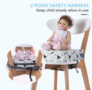 Harnais pour bébé à sangle, <span class=keywords><strong>chaise</strong></span> pour 1ère génération, sport et sécurité, rehausseur de siège 2 en 1, pour repas et table, nouveau - Product Image 3
