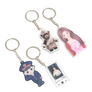 Llavero de Foto Digital de Ídolos de KPOP, IVE MINIVE, Acrílico Plástico, Creativo, de Dibujos Animados - Product Image 3