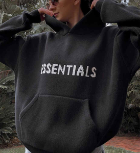 Moda personalizada Jacquard tejido diseño suéter con capucha más Popular adecuado cálido invierno estilo Casual tejido suéter Hombre Sudaderas con capucha - Product Image 3