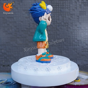 Cáp Nhĩ Tân chủ đề phim hoạt hình nhân vật sợi thủy tinh điêu khắc, du lịch thành phố check-in trang trí, Mall IP hình ảnh trang trí - Product Image 3