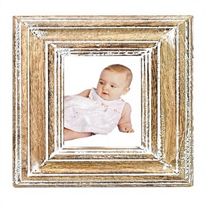 Bulk Exporter Selling Modern Design Home Decor Use White Distressed Finished Color Mango Wood Photo <b>Picture</b> <b>Frame</b> for Sale - Product Image 1