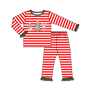 Conjunto <span class=keywords><strong>de</strong></span> Pijama Personalizado para Niños con Diseño <span class=keywords><strong>de</strong></span> Pato, Árbol y Ciervo, Ropa <span class=keywords><strong>de</strong></span> Boutique para Bebés y Niños - Product Image 2
