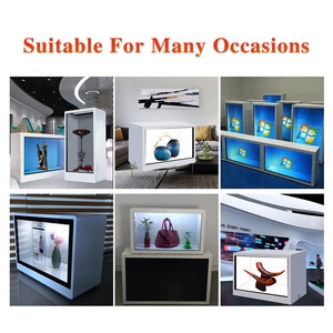 10.1 15 18.5 21.5 אינץ שקוף תצוגה שקוף מסך הצג <span class=keywords><strong>lcd</strong></span> 1 + 16g 2 + 3g אנדרואיד 11 פרסום הולוגרפי 3d holobox - Product Image 6