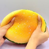 Sélection Tendance : Squishy Géant Hamburger, Grande Balle à Presser à Rebond Lent, Jouet Anti-stress
