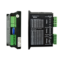 ZLTECH 2 Fase Nema17/23/34 DM5042 24-50V DC 1-4.2A Mengirim Pulsa Sendiri Analog IO Sinyal Kontrol Kecepatan Stepper Motor Driver