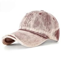 Gorra de Béisbol Vaquera con Orificios y Degradado Personalizada con Logotipo, Gorra Casual para Protección Solar para Hombres y Mujeres